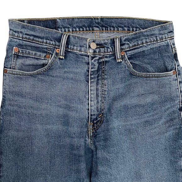 Levi’s Men’s 550 Relaxed Fit Medium Wash Jeans 34x32 ALTERED HEM TO 29” Inseam - Picture 2 of 10